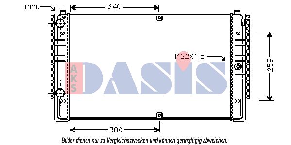 AKS DASIS Radiators, Motora dzesēšanas sistēma 240090N
